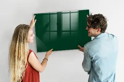 Magnetic erase board bottle green