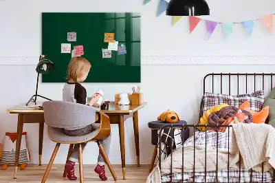 Magnetic erase board bottle green