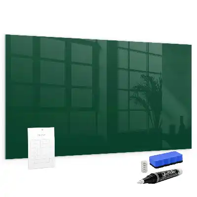 Magnetic erase board bottle green