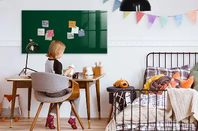 Magnetic erase board bottle green