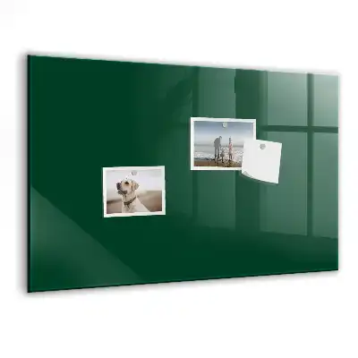 Magnetic erase board bottle green