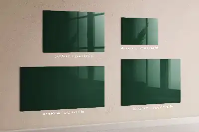 Magnetic erase board bottle green