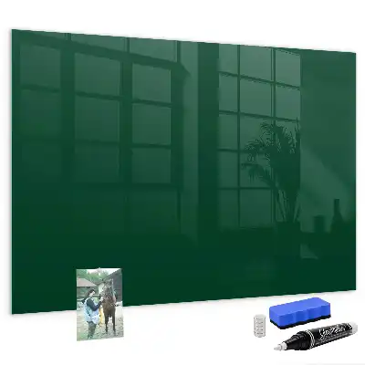 Magnetic erase board bottle green