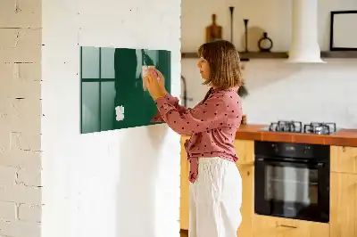 Magnetic erase board bottle green