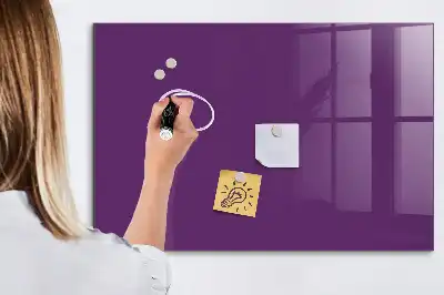 Magnetic erase board in purple