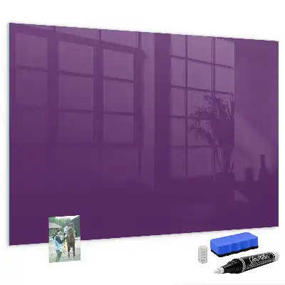 Magnetic erase board in purple