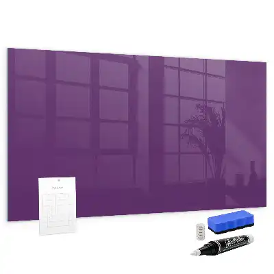 Magnetic erase board in purple