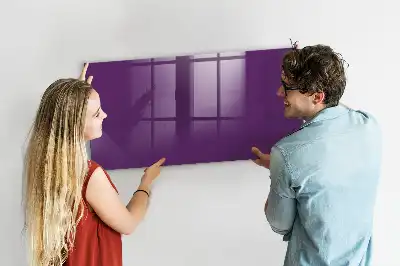 Magnetic erase board in purple