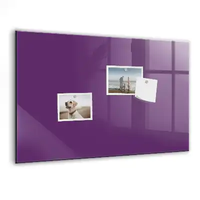 Magnetic erase board in purple