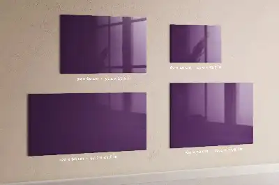 Magnetic erase board in purple