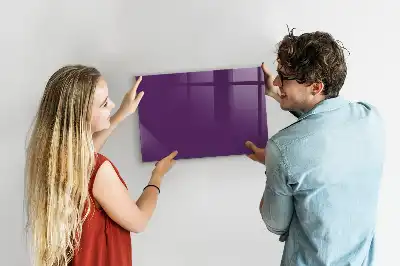 Magnetic erase board in purple