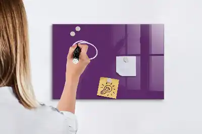 Magnetic erase board in purple