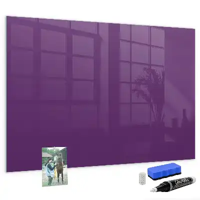 Magnetic erase board in purple