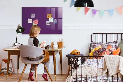 Magnetic erase board in purple