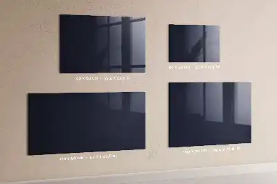 Magnetic dry erase board in dark navy blue