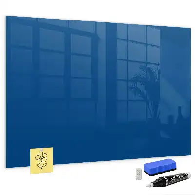 Magnetic erase board navy blue