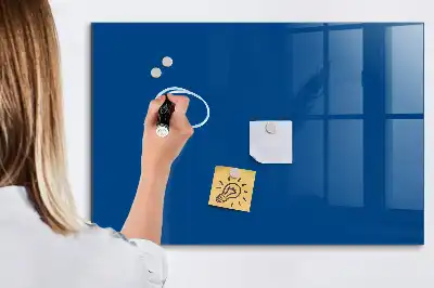 Magnetic erase board navy blue