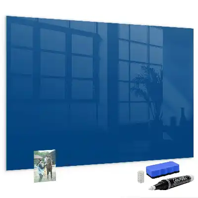 Magnetic erase board navy blue
