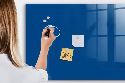 Magnetic erase board navy blue