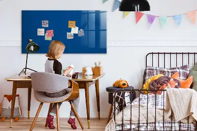 Magnetic erase board navy blue