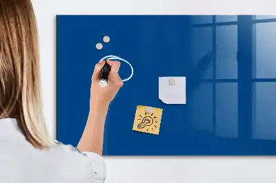 Magnetic erase board navy blue