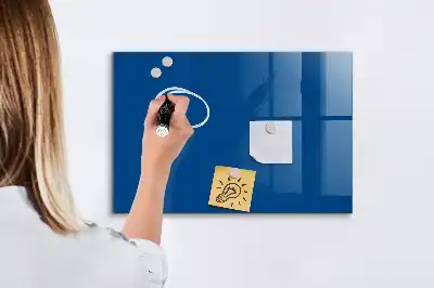 Magnetic erase board navy blue