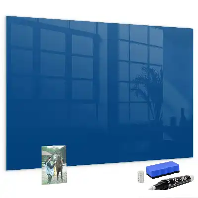 Magnetic erase board navy blue