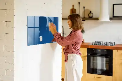 Magnetic erase board navy blue