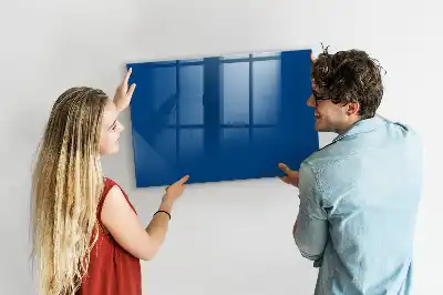 Magnetic erase board navy blue