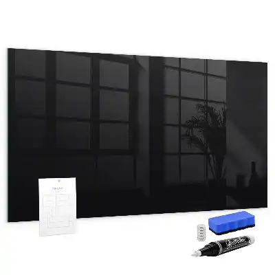 Magnetic erase board in black