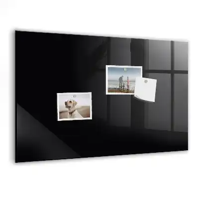 Magnetic erase board in black