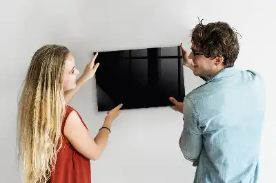 Magnetic erase board in black