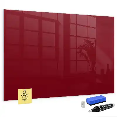 Magnetic dry erase board burgundy