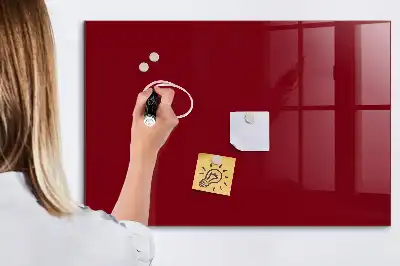 Magnetic dry erase board burgundy