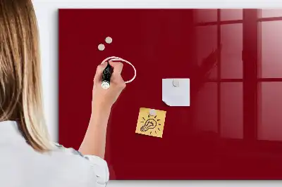 Magnetic dry erase board burgundy