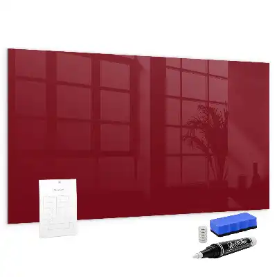 Magnetic dry erase board burgundy