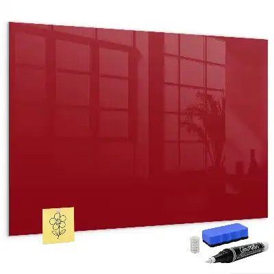 Magnetic erase board red