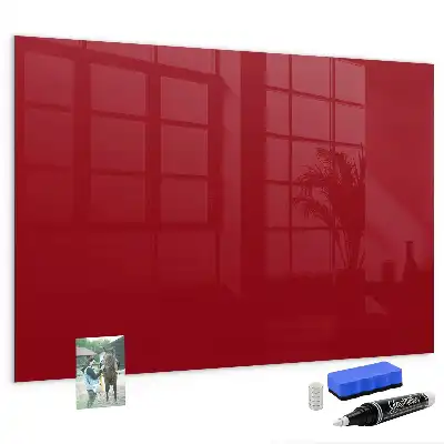 Magnetic erase board red