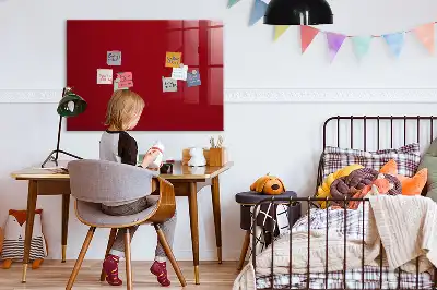 Magnetic erase board red