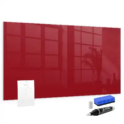 Magnetic erase board red