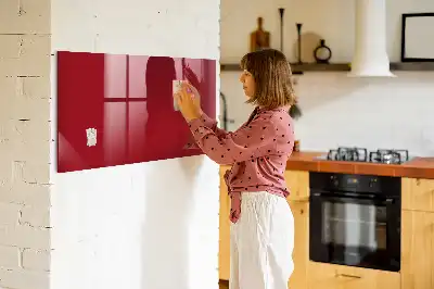 Magnetic erase board red