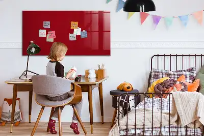 Magnetic erase board red