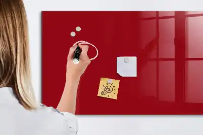 Magnetic erase board red