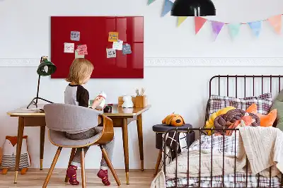 Magnetic erase board red
