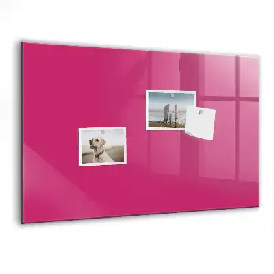 Magnetic dry erase board intense pink