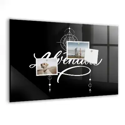 Magnetic dry erase board adventure design