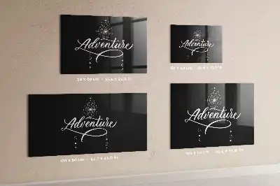 Magnetic dry erase board adventure design