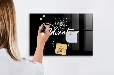 Magnetic dry erase board adventure design