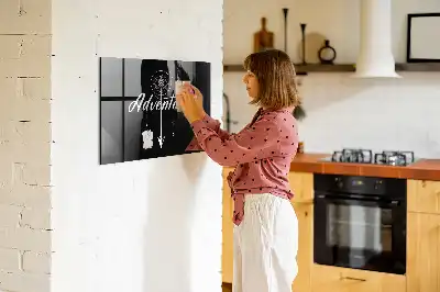 Magnetic dry erase board adventure design