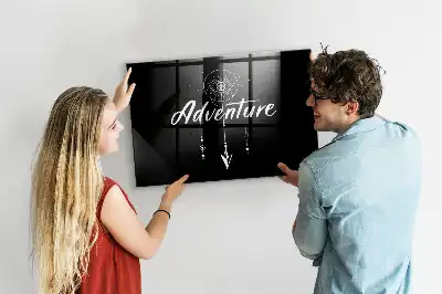 Magnetic dry erase board adventure design